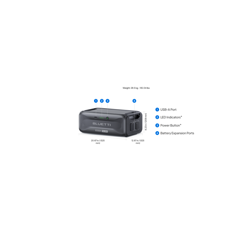 B300K Expansion Battery 2765Wh | BLUETTI