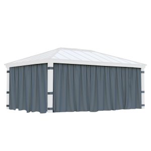 Dallas Gazebo Curtain Set 14 x 20 ft | Palram-Canopia