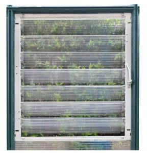 Greenhouse Side Louver Window | Rion by Palram-Canopia