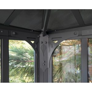 Ledro Enclosed Gazebo Solarium 12 x 12 ft. | Palram-Canopia