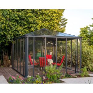 Ledro Enclosed Gazebo Solarium 12 x 12 ft. | Palram-Canopia