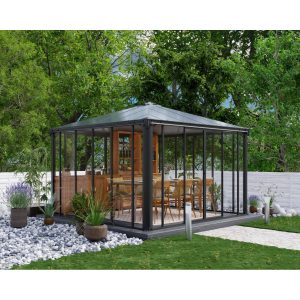 Ledro Enclosed Gazebo Solarium 12 x 12 ft. | Palram-Canopia
