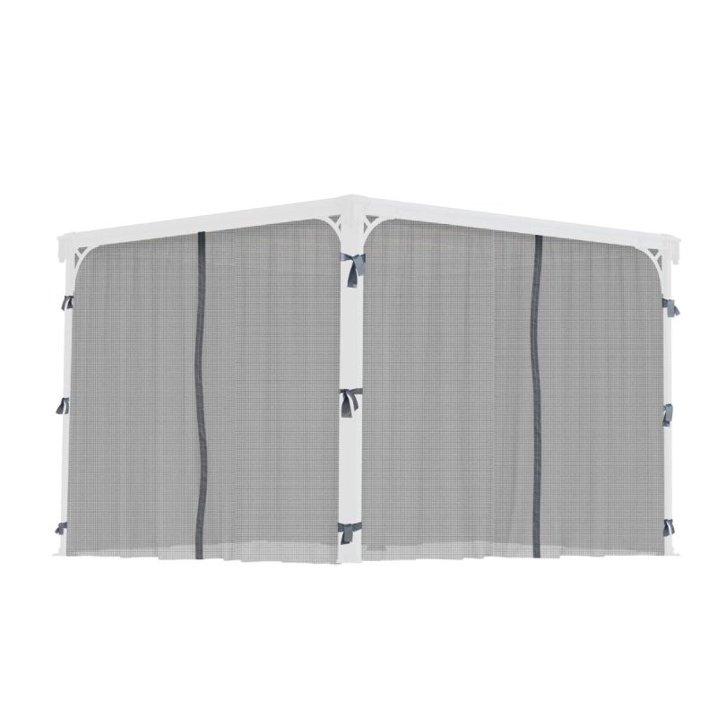 Milano 10 x 10 | Palermo 10 x 10 | Palermo 12 x 12 | Martinique 10 x 12 Gazebo Mosquito Netting Set | Palram-Canopia