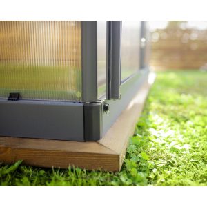 Mythos Polycarbonate Greenhouse 6 x 10 ft. Grey Frame | Palram-Canopia