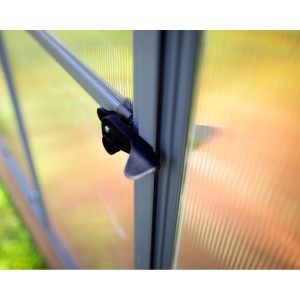 Mythos Polycarbonate Greenhouse 6 x 10 ft. Grey Frame | Palram-Canopia