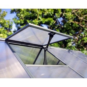 Mythos Polycarbonate Greenhouse 6 x 10 ft. Grey Frame | Palram-Canopia