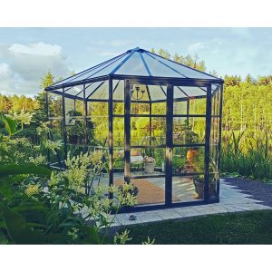 Oasis Hexagonal Polycarbonate Greenhouse Solarium 12 ft. | Palram-Canopia