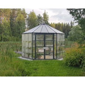 Oasis Hexagonal Polycarbonate Greenhouse Solarium 12 ft. | Palram-Canopia