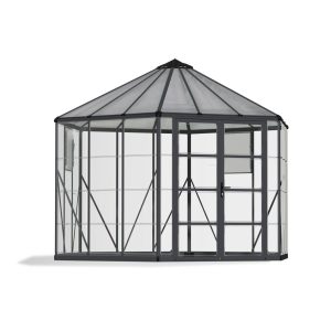 Oasis Hexagonal Polycarbonate Greenhouse Solarium 12 ft. | Palram-Canopia
