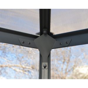 Oasis Hexagonal Polycarbonate Greenhouse Solarium 12 ft. | Palram-Canopia