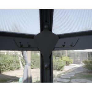 Oasis Hexagonal Polycarbonate Greenhouse Solarium 8 ft. | Palram-Canopia