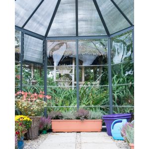 Oasis Hexagonal Polycarbonate Greenhouse Solarium 8 ft. | Palram-Canopia