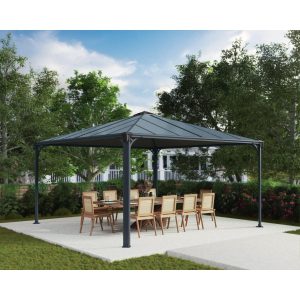 Palermo Aluminum Gazebo 14 x 14 ft. | Palram-Canopia