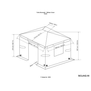 Winter Gazebo Cover 12 x 16 ft | Sojag